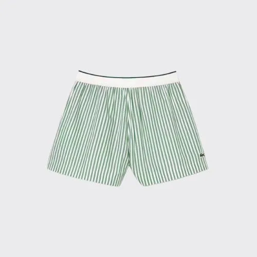 03249 Lacoste Striped Cotton Poplin Shorts