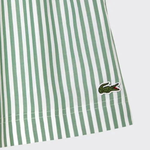 03249 Lacoste Striped Cotton Poplin Shorts