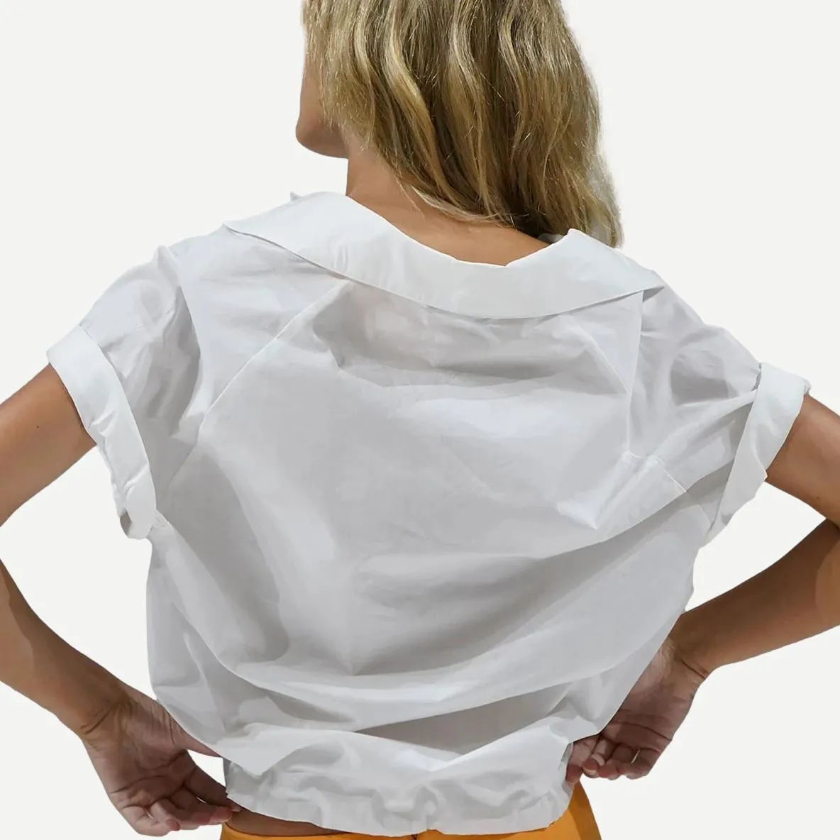 Alpine Short Sleeve Button Up - White