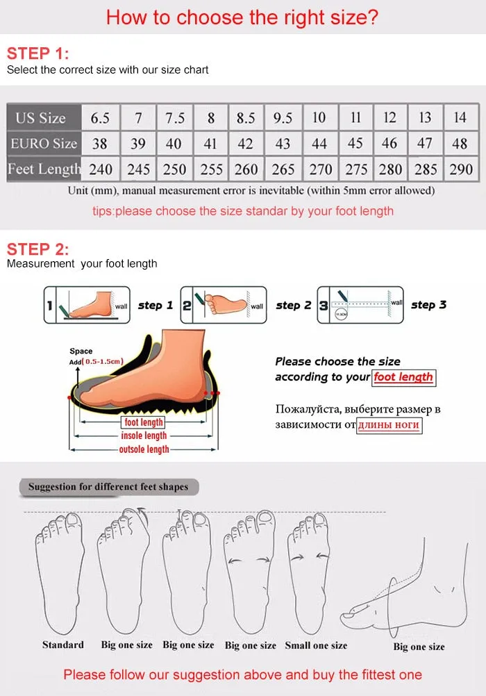 Big Size 48 Men Genuine Leather Sandals Classic Shoes Slippers Soft Sandals