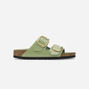 Birkenstock Arizona Big Buckle Natural Leather Patent Green Green/High-Shine Green Tea