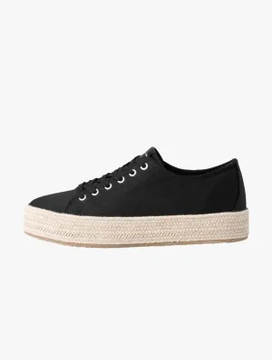 Black Espadrille Pumps