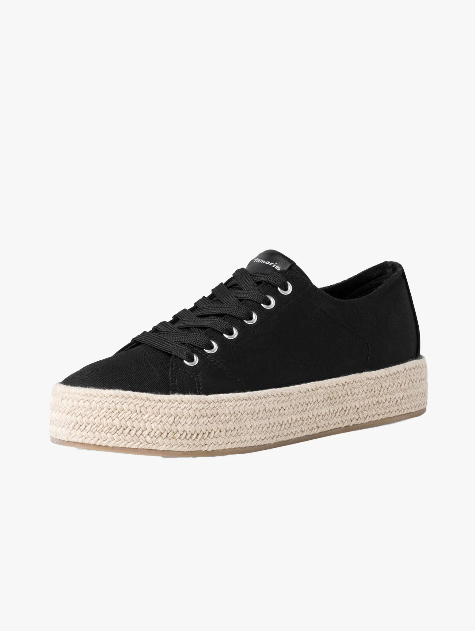 Black Espadrille Pumps