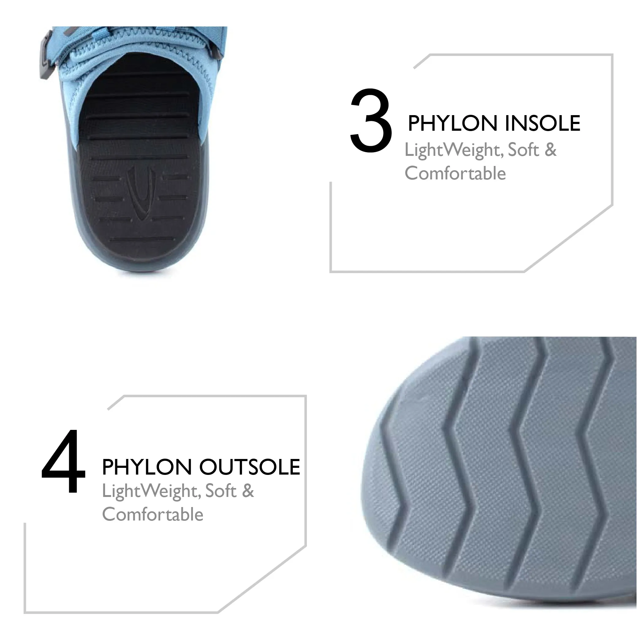 C by camel active Microfiber Strap Slip On Sandals Men Blue ARDIE-892404-YK2SVC-4