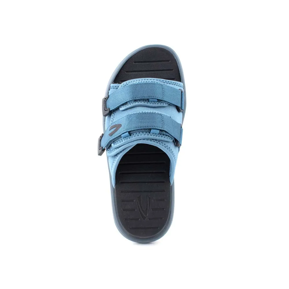 C by camel active Microfiber Strap Slip On Sandals Men Blue ARDIE-892404-YK2SVC-4