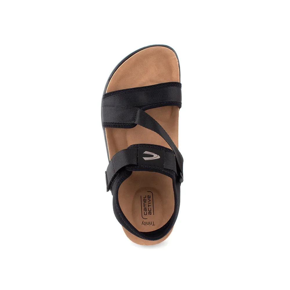 camel active Women Trinity Slingback Sandals -792301-CV02SV-1-BLACK