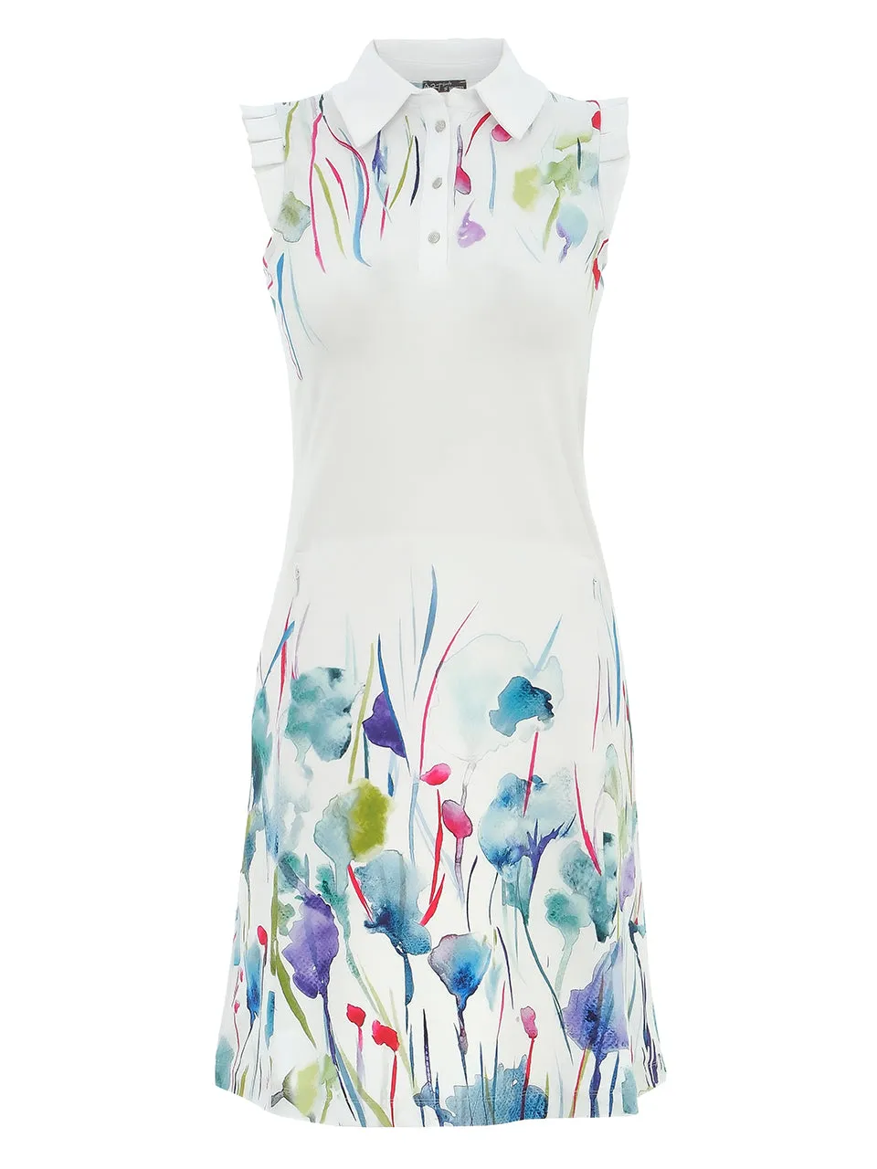 Dolcezza Dress - Polo Knit - Misty Blossoms 25787