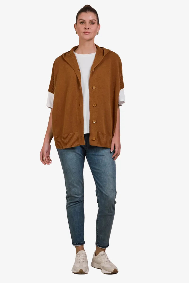Eb & Ive - Estel Hood Knit - Hazel