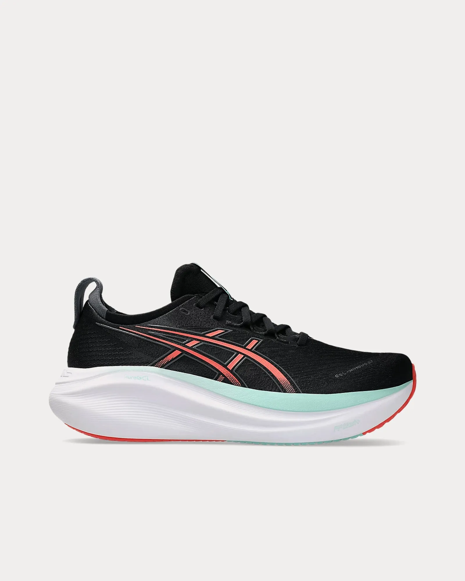 Gel-Nimbus 27 Black / Coral Reef Running Shoes