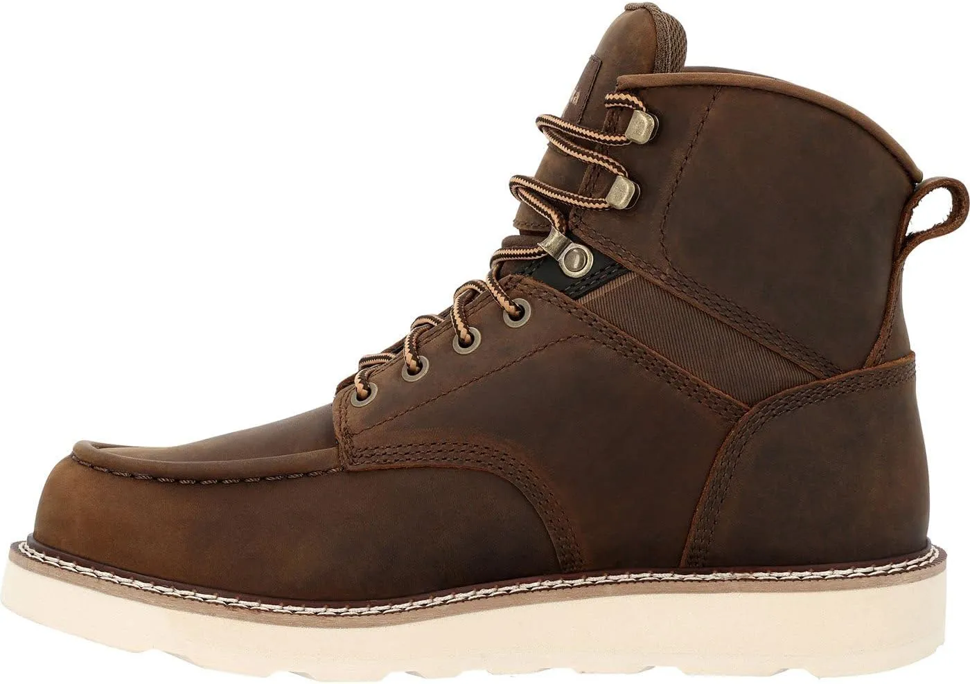 Georgia Boot Mens Core 37 6 Inch Soft Toe Work Safety Shoes Casual - Brown