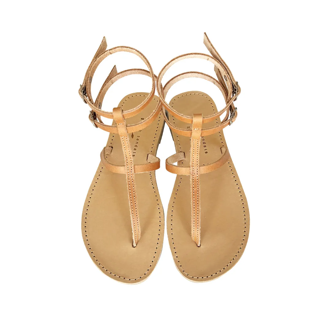 HALLELI SANDALS TANNED