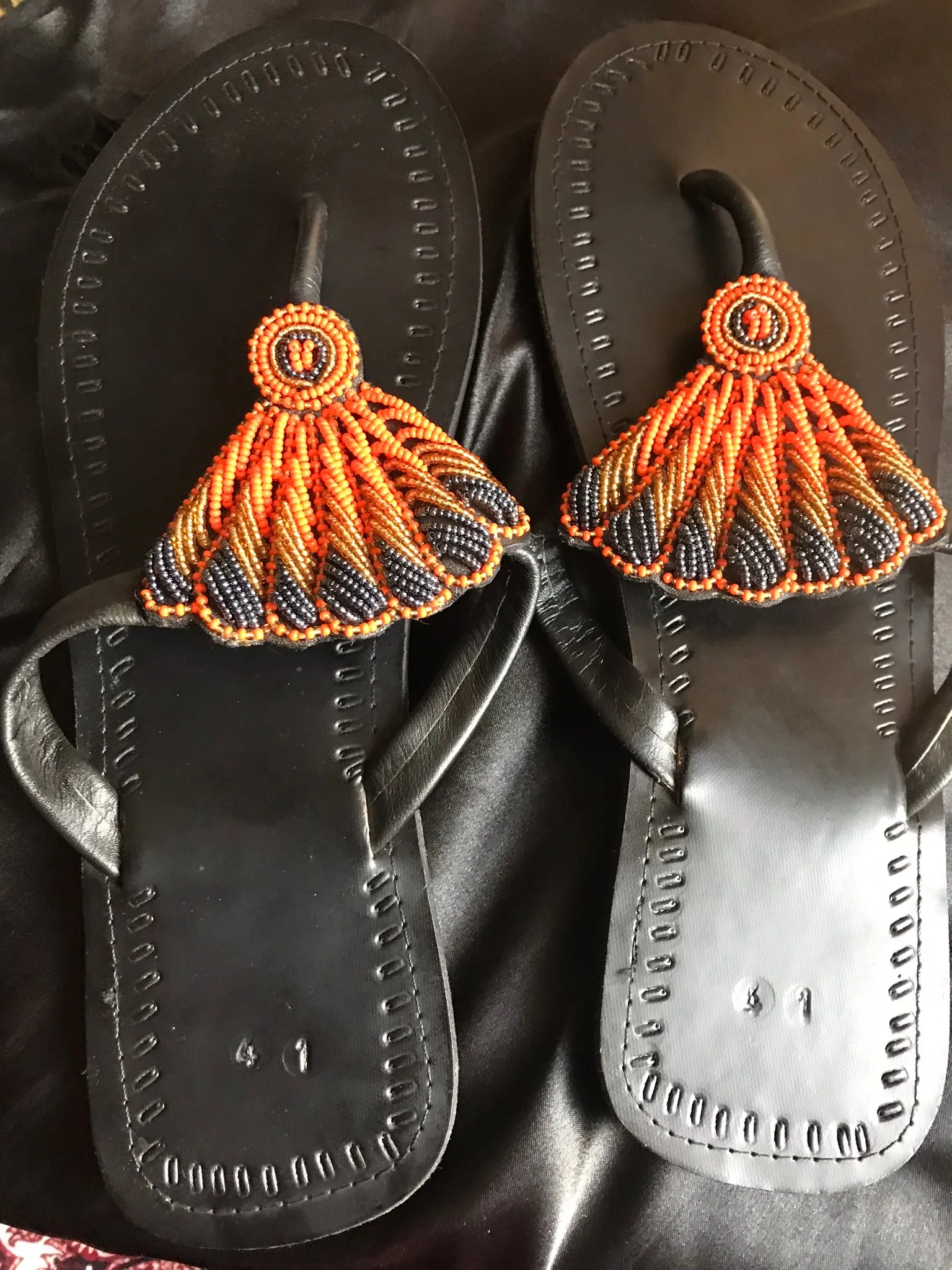 Handmaid East African Sandals - Fan/Butterfly Wing