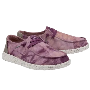 Hey Dude® Girl's Wendy Violet Tie Dye Slip On Shoes 130346867