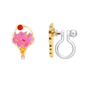 Ice Cream Dream Lead Free Clip On Earrings