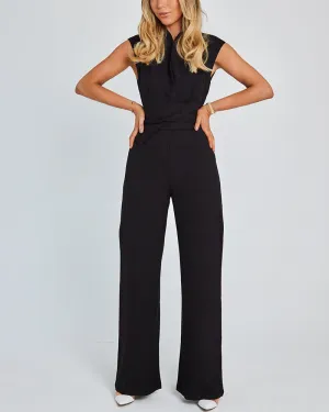 Jeann - Elegant Belted Jumpsuit