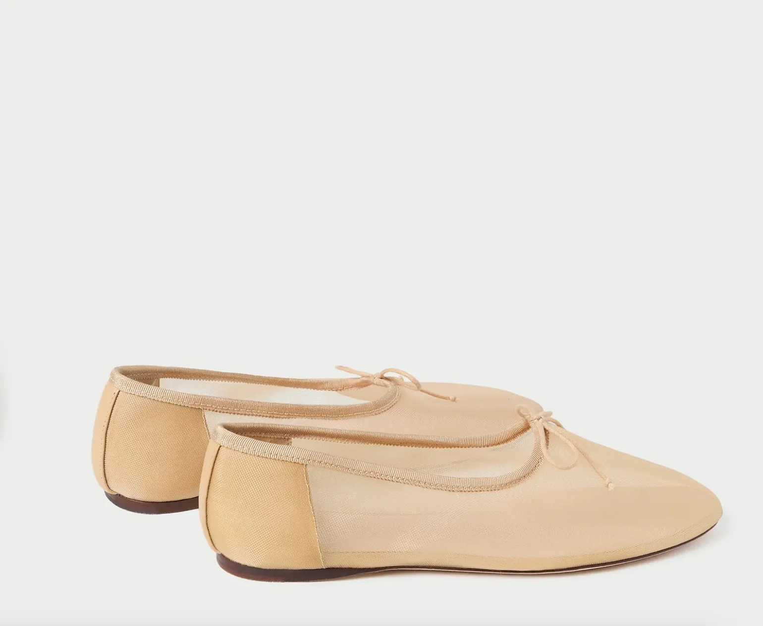 Loeffler Randall Landon Mesh Soft Ballet Flat Caramel