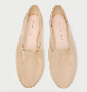Loeffler Randall Landon Mesh Soft Ballet Flat Caramel