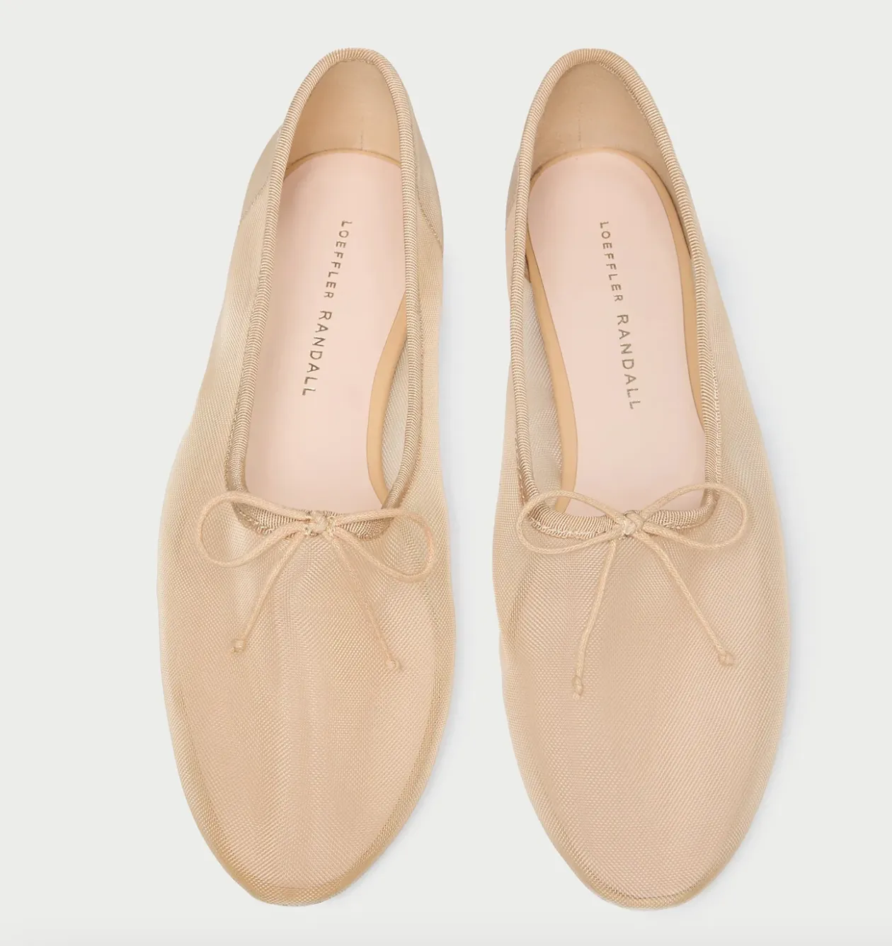 Loeffler Randall Landon Mesh Soft Ballet Flat Caramel