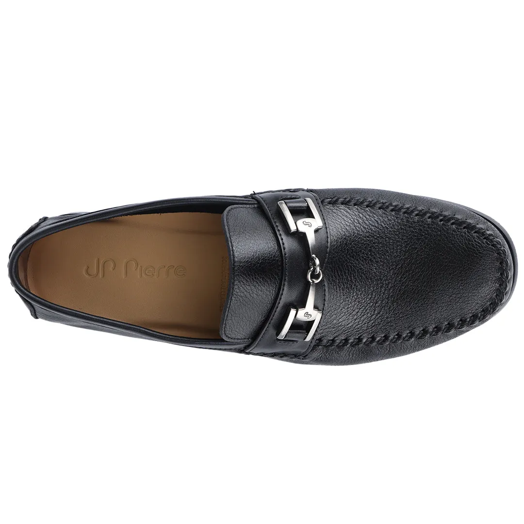 Men´s  leather buckle moccasins