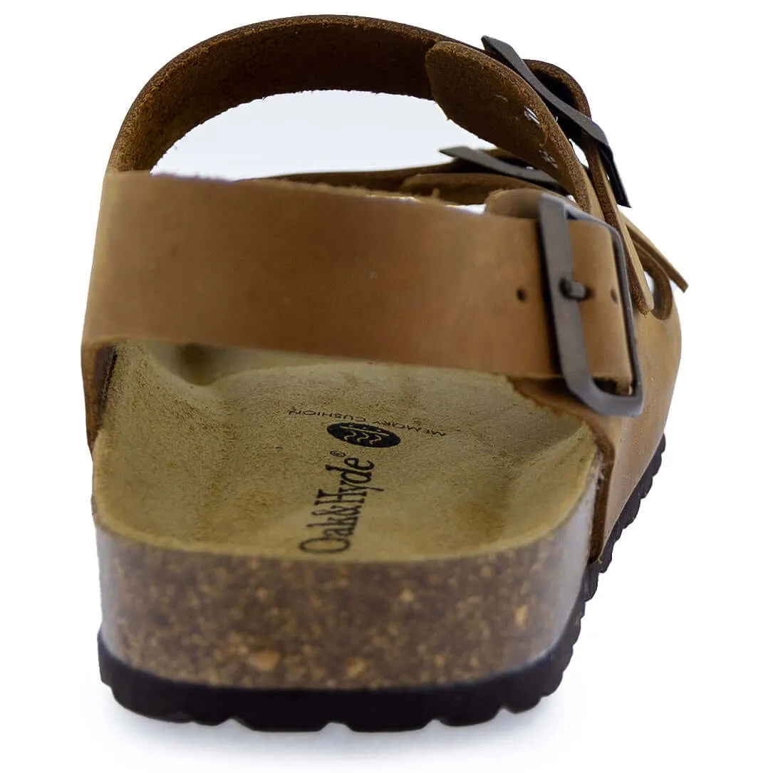 Men's Malaga Back Strap Sandals - Tan