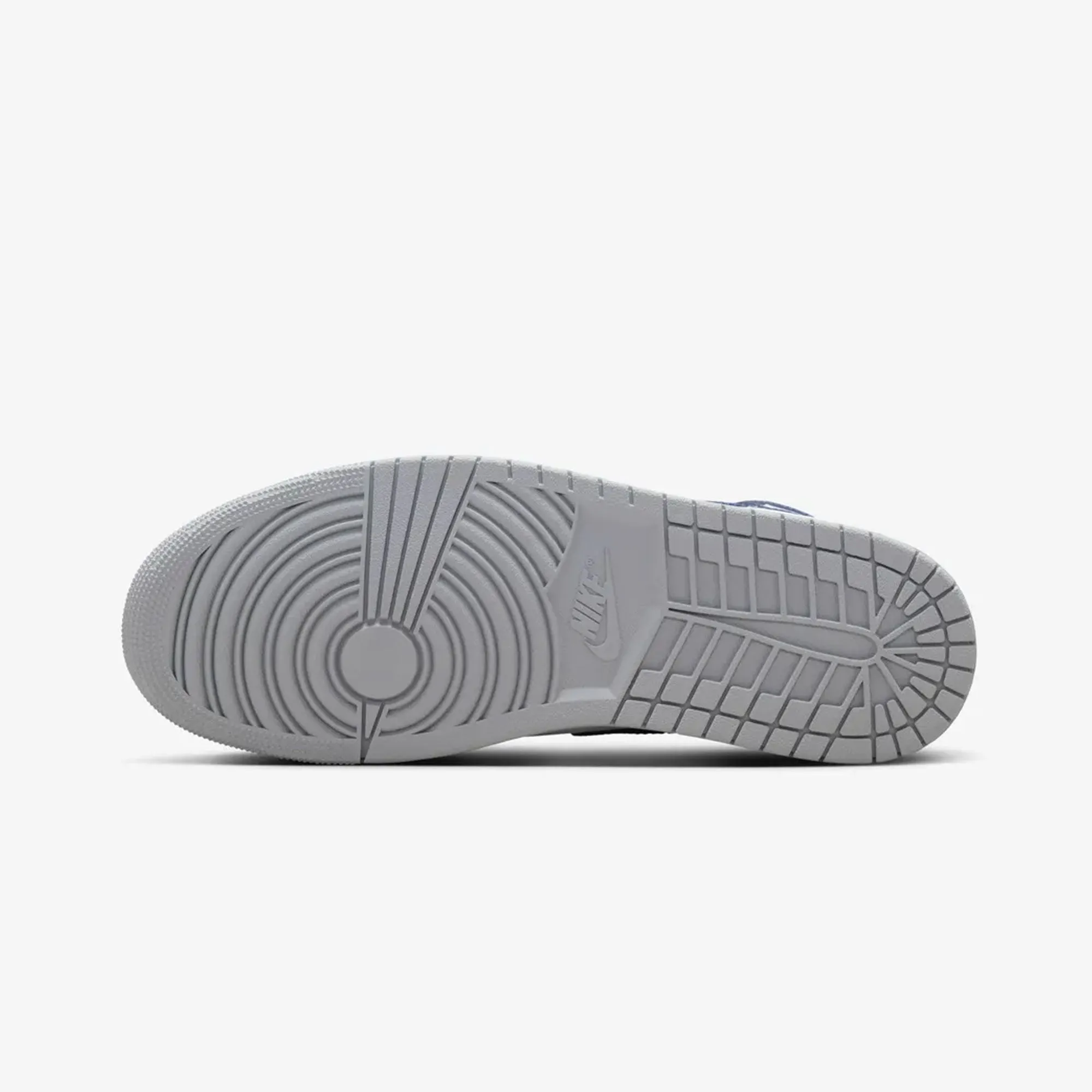 NIKE | AIR JORDAN 1 MID { WHITE/MIDNIGHT NAVY-WOLF GREY