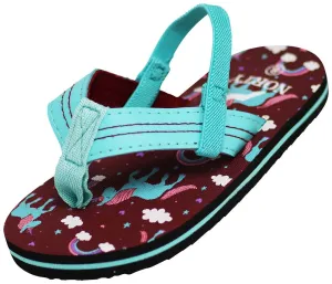 Norty TODDLER GIRL'S 5-10 UNICORN BLUE MAUVE