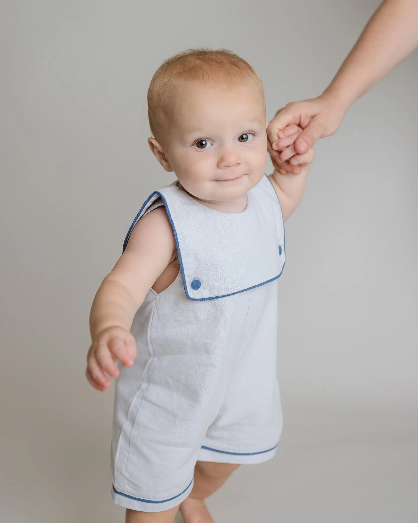 Oliver Nautical Linen One Piece