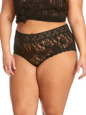 Plus Size Signature Lace Boyshort Black Sale