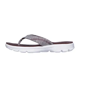 SKECHERS WOMEN GO WALK SLIPPERS SLIPPER MAROON