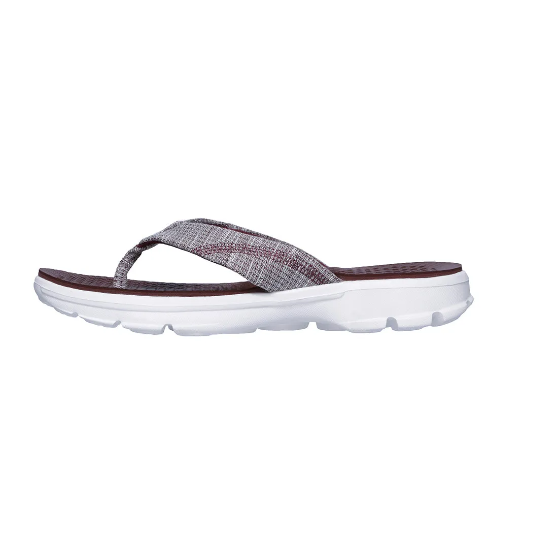 SKECHERS WOMEN GO WALK SLIPPERS SLIPPER MAROON