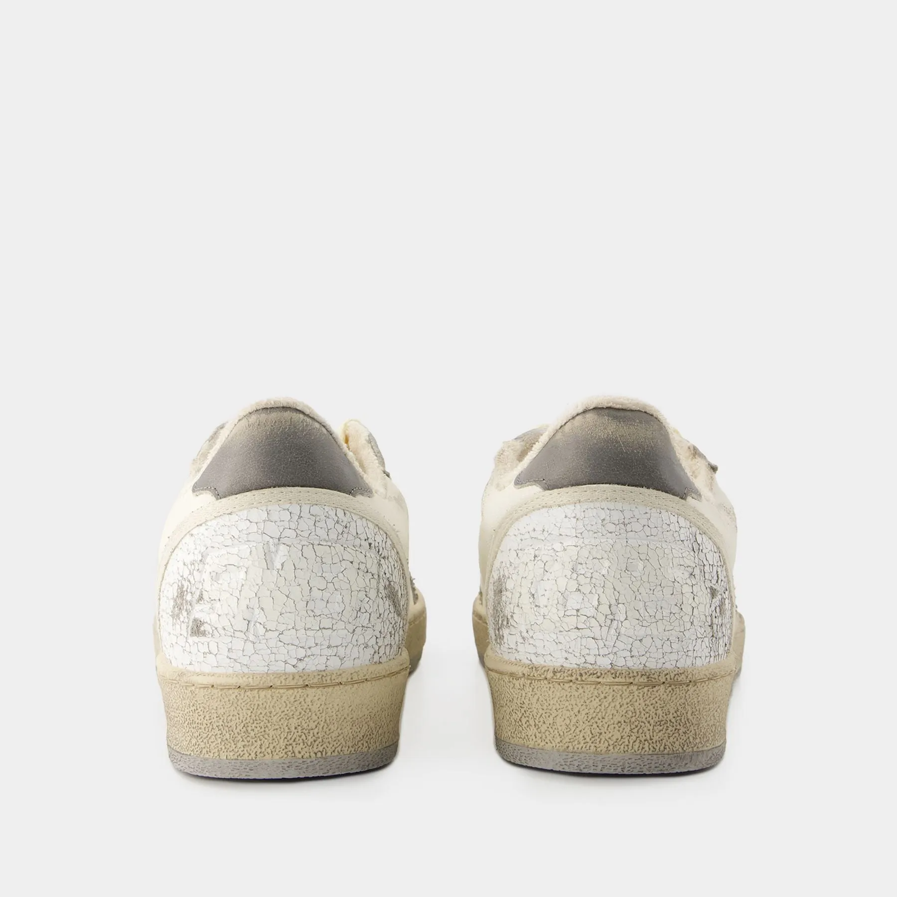 Sneakers Ball Star - Golden Goose Deluxe Brand - Cuir - Blanc/Gris
