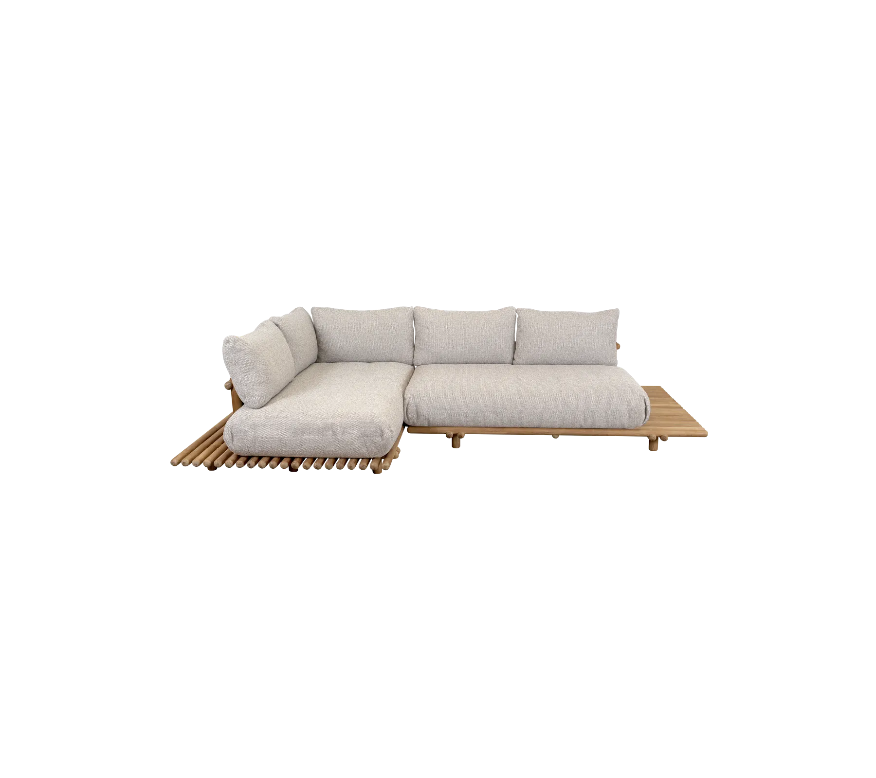 Sticks platform, corner sofa