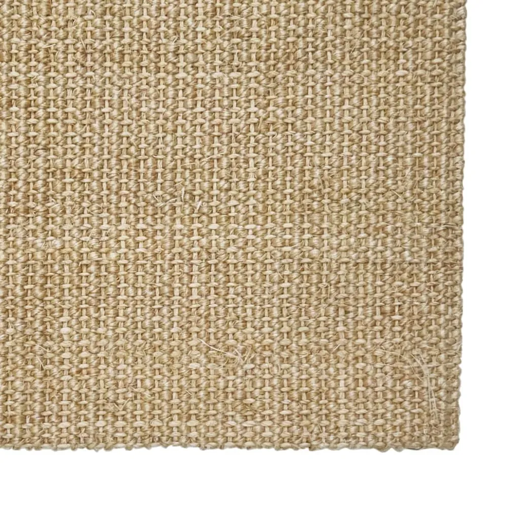 vidaXL Natural Sisal Rug 100x150 cm – Premium Material, Anti-Slip Backing & Easy Maintenance