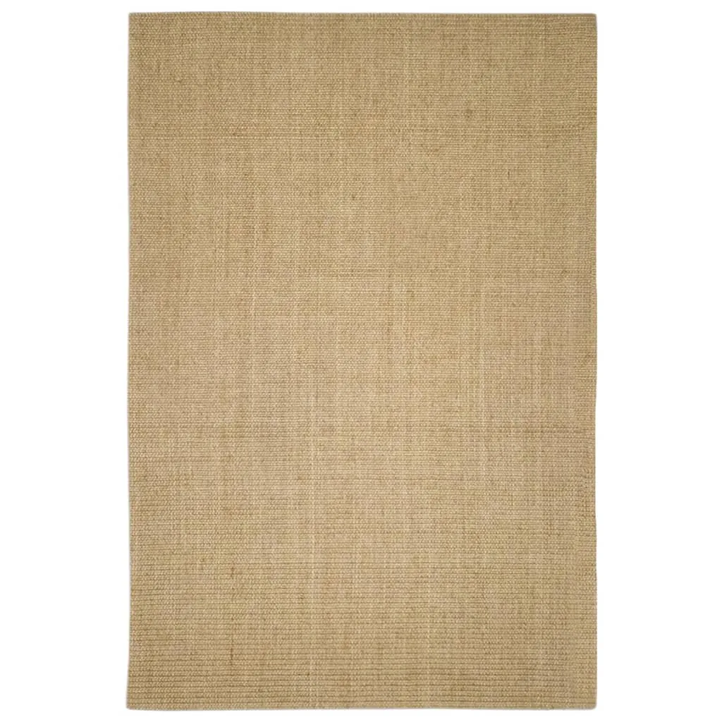 vidaXL Natural Sisal Rug 100x150 cm – Premium Material, Anti-Slip Backing & Easy Maintenance