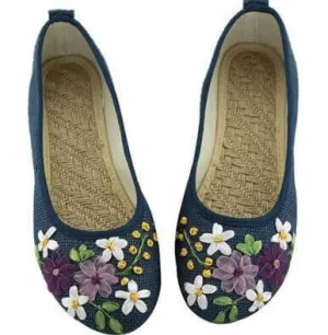 Vintage Ballerina Flat Shoes