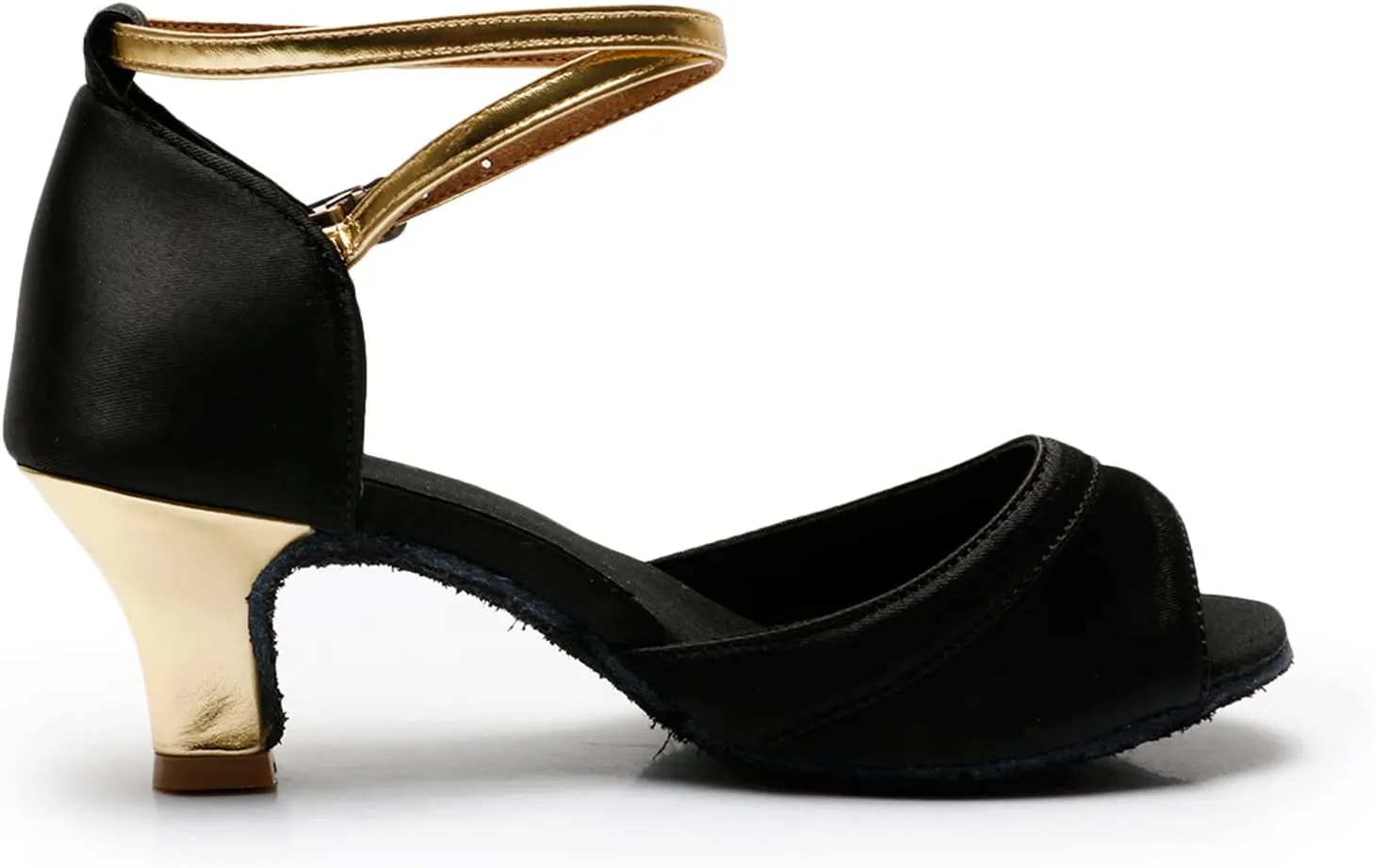 Women's Latin Shoe Girls Open Toe Ballroom Dance Shoes Comfortable Waltz Salsa Performance Dancing Sandals