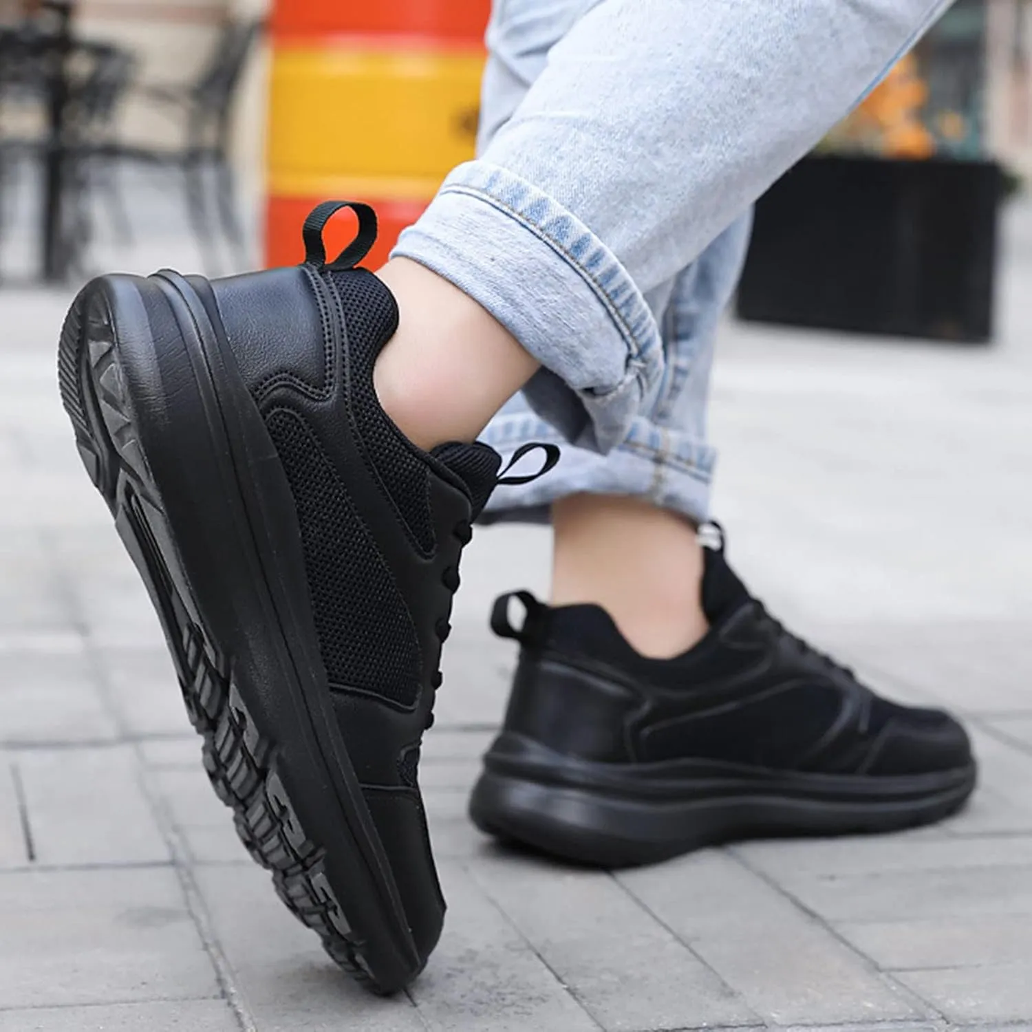 Womens Work Shoes Women Walking Sneakers Casual Breathable Non Slip Tennis Workout Sneakers Running Shoes Working Shoes