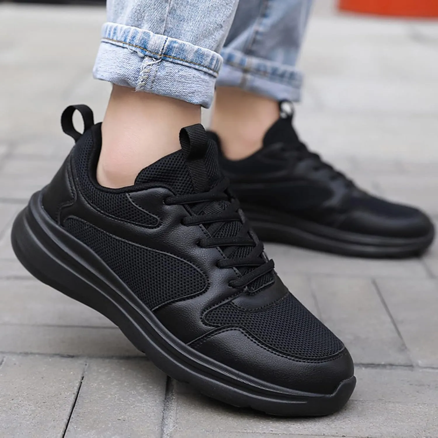 Womens Work Shoes Women Walking Sneakers Casual Breathable Non Slip Tennis Workout Sneakers Running Shoes Working Shoes